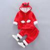 2021 Winter Baby Kids Clothing Sets Cartoon Toddler Boys Girls Warm Hooded Coats Pants Suit Kids Thick Tracksuit Clothes Set