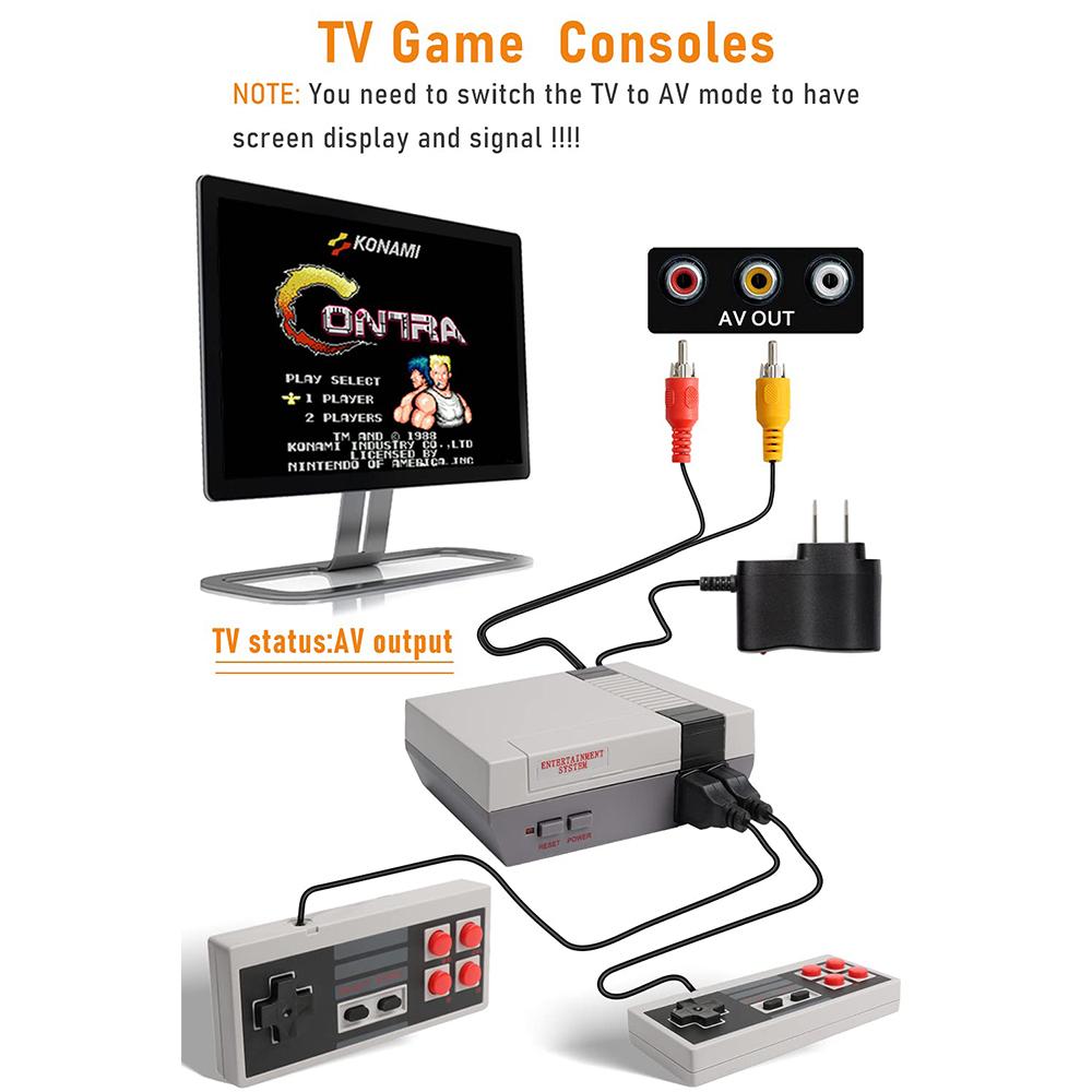 Ретро Классическая Игровая Консоль Содержит 620 Классических Видеоигр для Детей-AV Выход