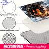 Charmander Winter Campfire Non-Slip Doormat Soft Flannel Floor Mat
