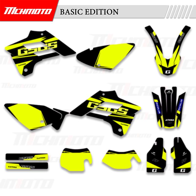 MCHMFG Для GasGas EC 125 250 300 450 2003 2004 2005 2006 Полный Комплект Графических Наклеек Комплекты Фон для Мотоцикла