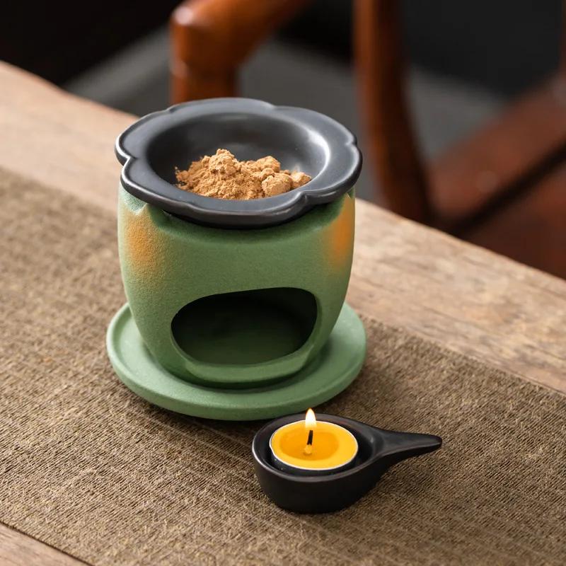 Свеча Ароматерапевтическая печь Печь для эфирных масел Ароматерапевтический держатель Лампа Горелка Домашний декор Бытовой Романтический