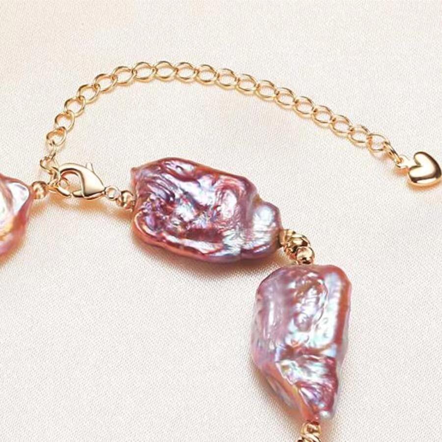 Барочный жемчужный браслет Необычный жемчужный браслет Красочный ретро-персона