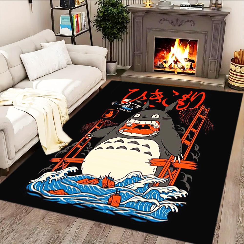 My Neighbor Totoro Fantasy for Living Room rug, Bedroom, Study Room, Hallway Decoration, Perfect for Home Decoration or Holiday Gifts