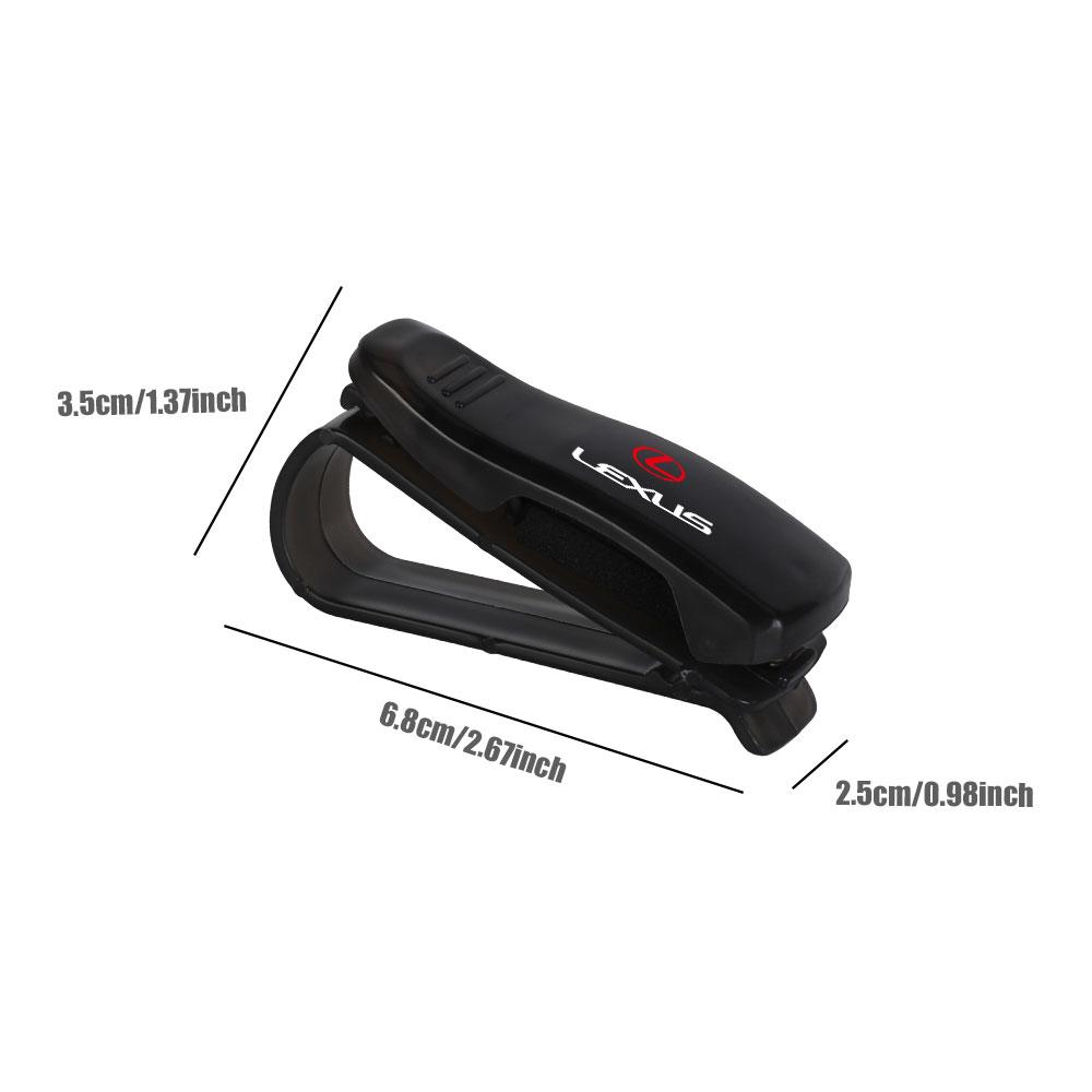 1/2pcs Car Glasses Clip Sun Visor Ticket Document Holder Storage Clips For Lexus IS300 IS200 LX570 GS300 GX460 ES300 RX450h Al20 HP5