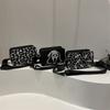 Halloween Skull Shoulder Bag For Women Pu Leather Casual Crossbody Purse With Zipper Closure