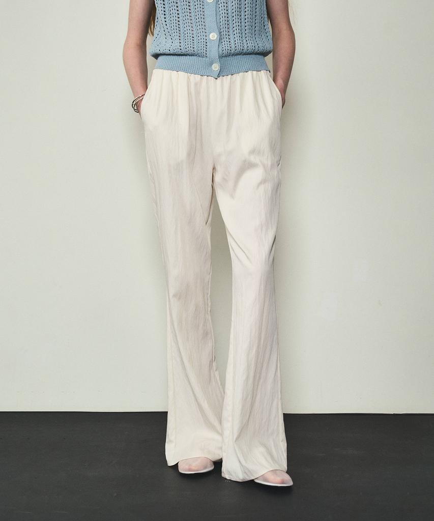 CITTA Summer Bootcut Pants_Ctb522(Cream)