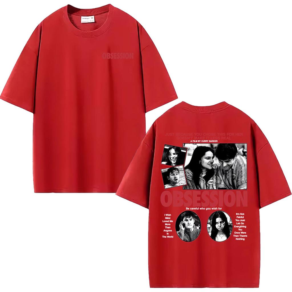 Obsession 2026 Horror Movie Merch Tshirt Hot Sale One Wish Willow T Shirts Unisex Unisex Casual Cozy 100 Cotton T Shirt Streetwear