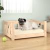 VidaXL Dog Bed 65.5x50.5x28 Cm Solid Pine Wood 820187