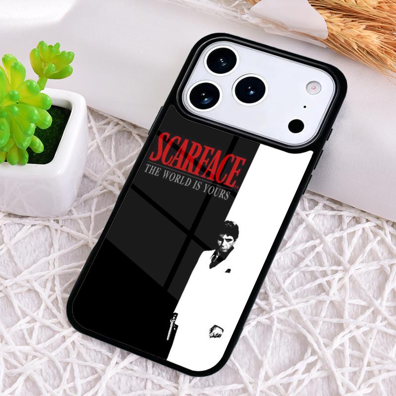 Чехол для телефона Аль Пачино Лицо со шрамом для iPhone 17 Air 16 15 11 12 14 13 Pro Max Ударопрочный чехол