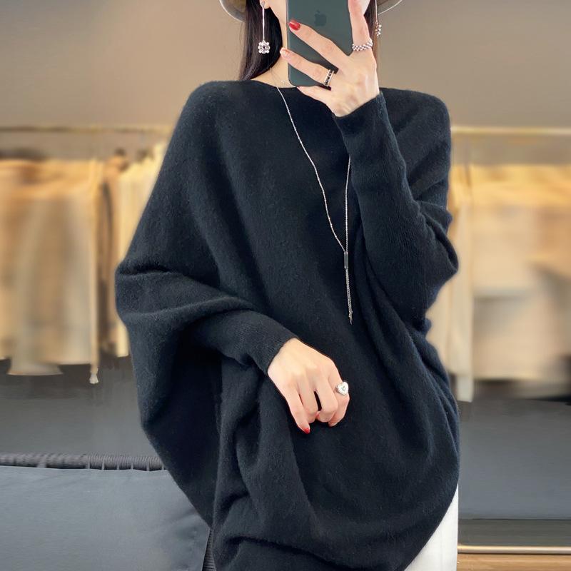 Women's Sweater Casual Wool Long Sleeve Cashmere Knitted Pullover Korean 2023 Autumn Winter Top