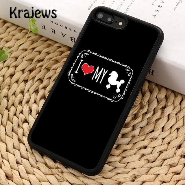 Чехол для телефона Krajews Poodles с рисунком девчачьего милого стиля для iPhone 14 5S 6S 7 8 plus X XR XS 11 12 13 pro max Samsung S21 S22 ultra