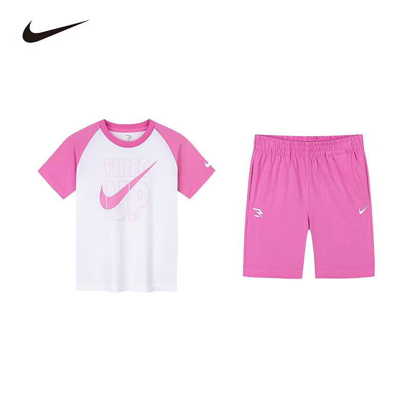 Nike Детский хлопковый комплект: футболка с коротким рукавом и шорты