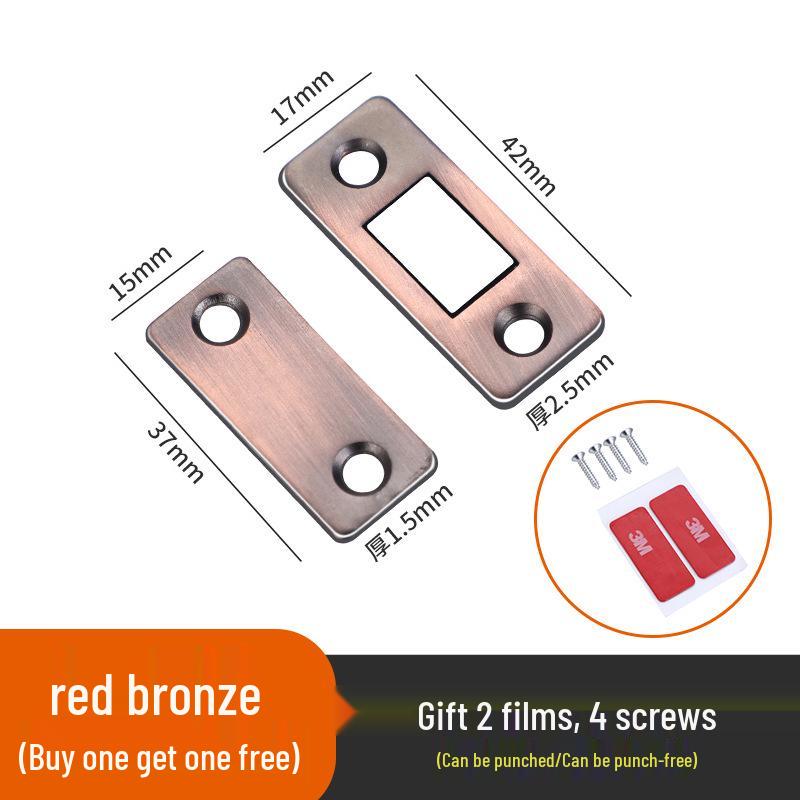 L-образный магнитный дверной стопор: Невидимый, не требующий сверления, тонкий лист для раздвижных дверей, ящиков и шкафов.