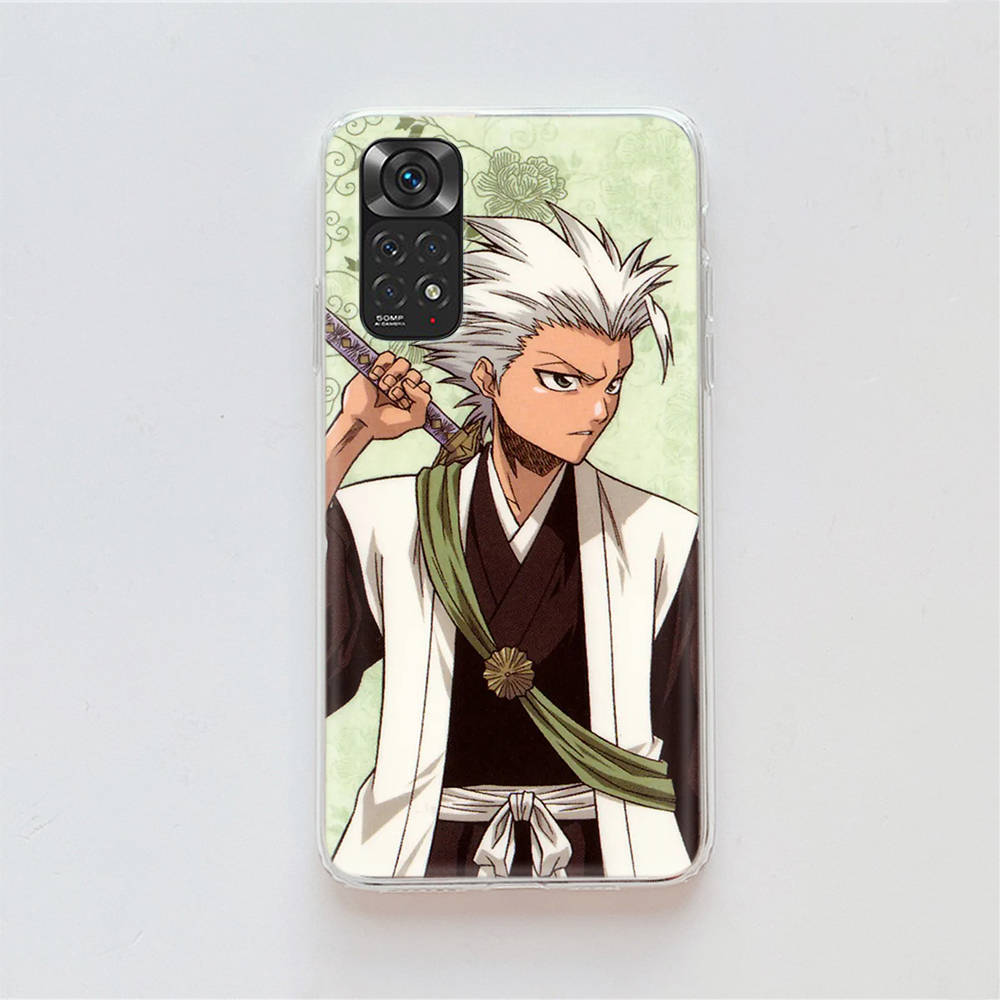 Чехол DT26 Bleach для Samsung A04 A14 A23 A34 A54 M23 M33 M52 M53 Realme 10 9 C30S C35 C55 VIVO Y02S Y21 Y33S Y51 X80 Pro Прозрачный чехол