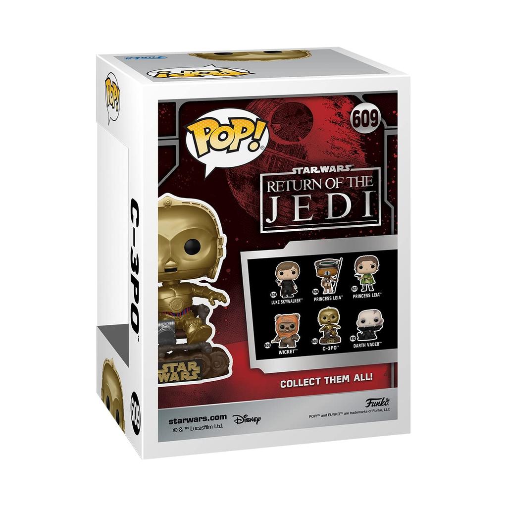 FUNKO POP! ЗВЕЗДНЫЕ ВОЙНЫ: Возвращение джедая 40-летие - C-3PO в кресле