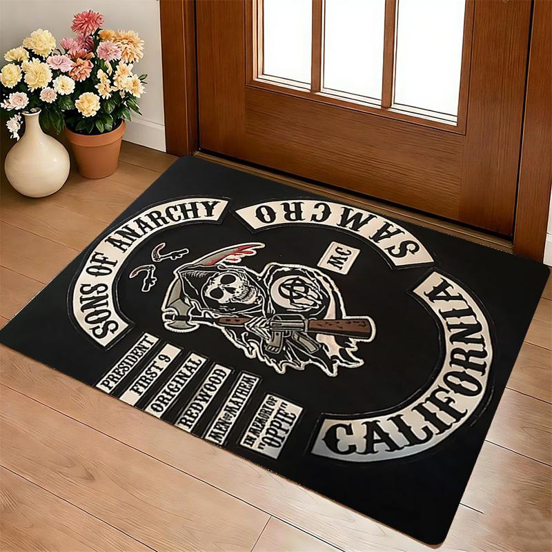 Sons Anarchy Living Room Nonslip Area Rug Soft Carpet For Bedroom Game Playroom Sofa Office Home Decor Doormat Christmas Gift C9301184