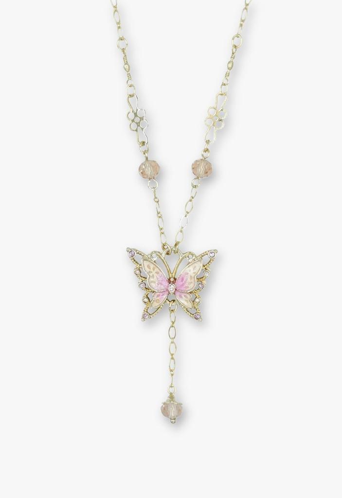Комплект колье с мотивом бабочки SAMN190655J2 [Anna Sui] 2 предмета
