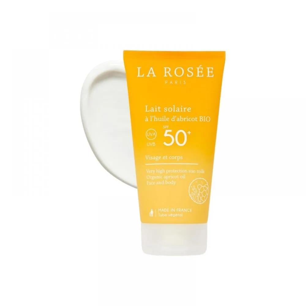 LA ROSEE Солнцезащитное молочко (Содержит органическое масло абрикоса) SPF50+ 150мл