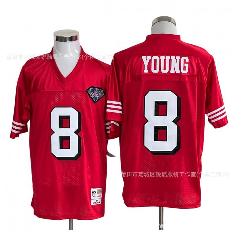 Retro NFL San Francisco 49ers Football Jersey T-Shirt Men Women Sportswear Team Fan Apparel