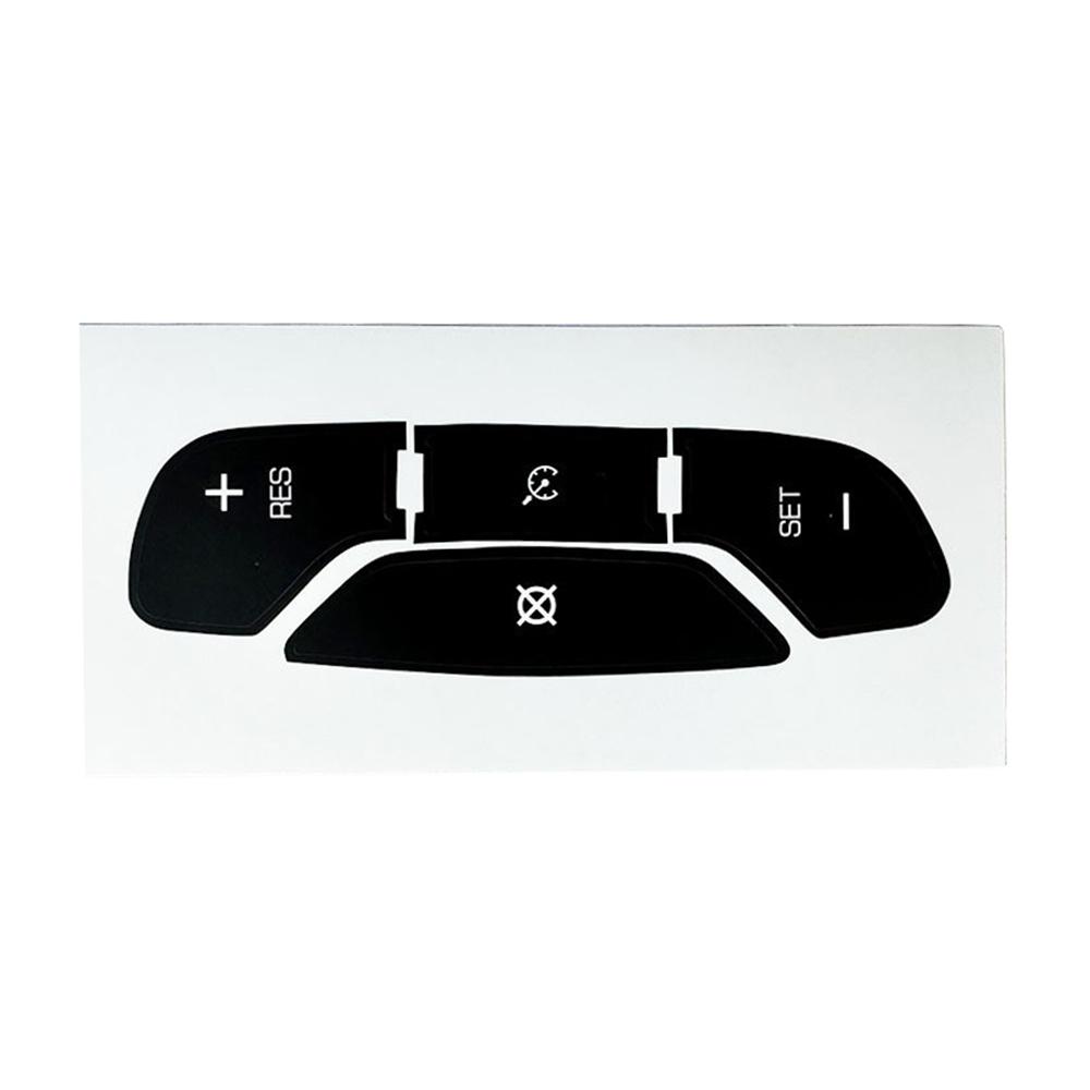 1x Steering Wheel Navigation Radio Button Sticker Decal For Chevy Silverado 1500