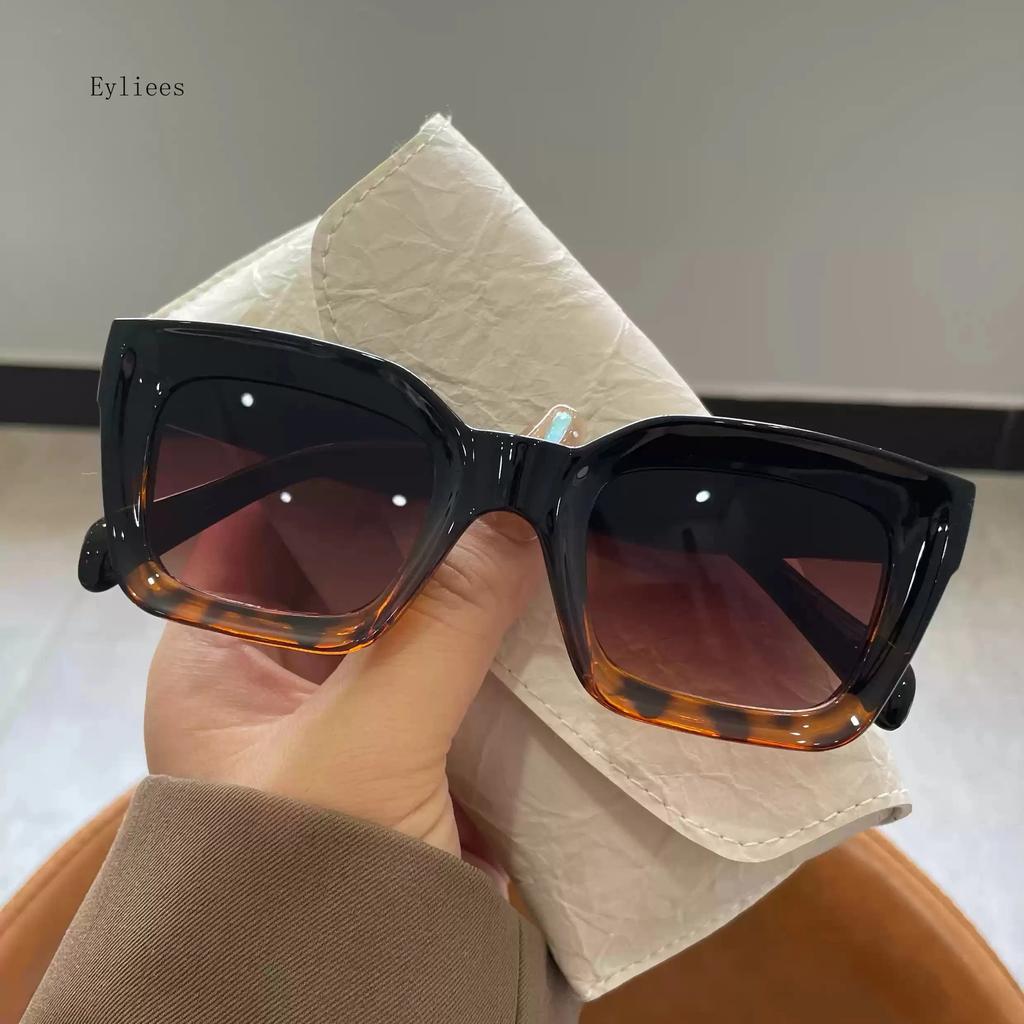 Новые Модные Женские Роскошные Квадратные Солнцезащитные Очки Женские Винтажные Большие Солнцезащитные Очки Женские Большая Оправа Uv400 Защита Черные