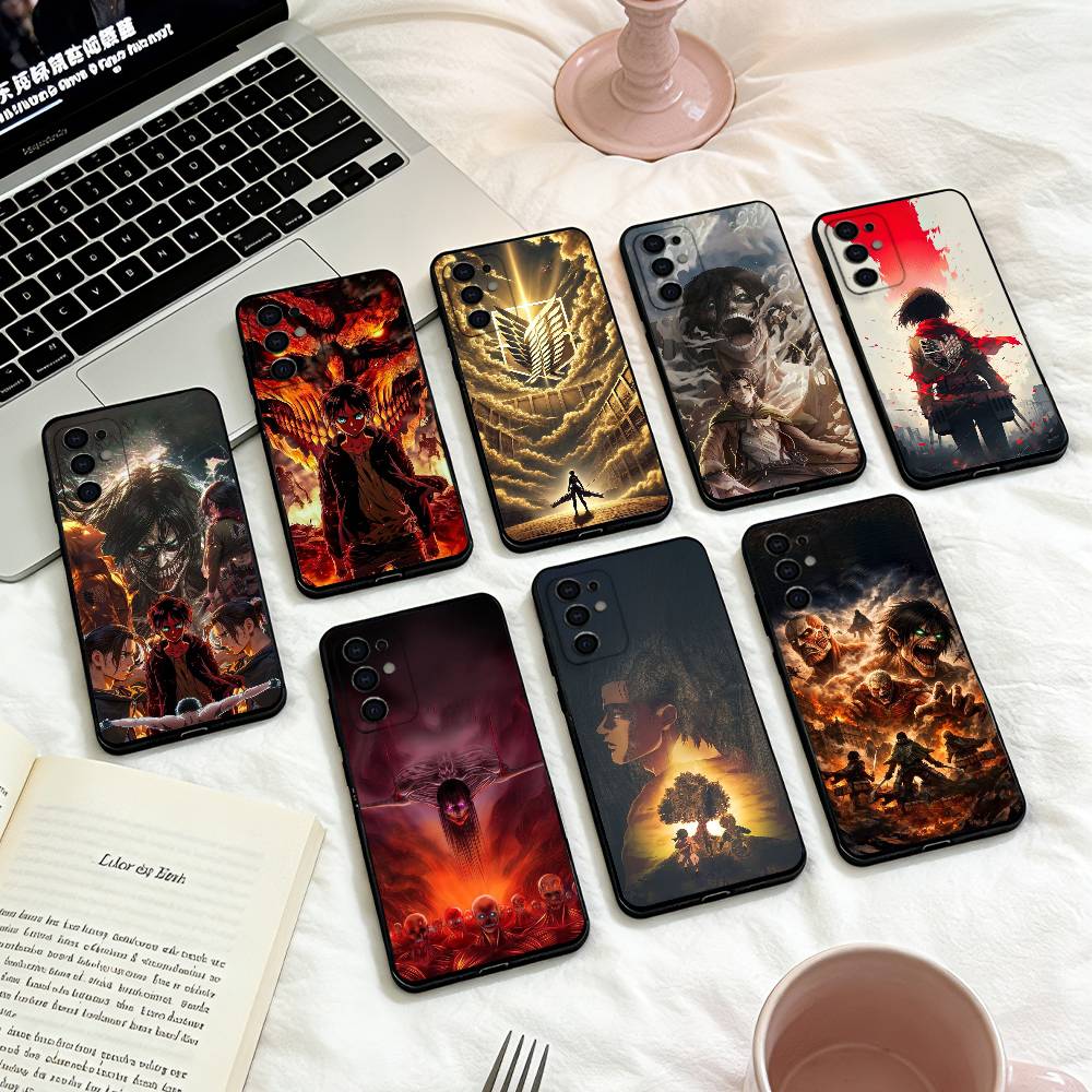 ГОРЯЧИЙ Чехол для телефона A-Attack on TitanS Для Samsung S25,24,23,22,30,21,10,9,Ultra,Plus,Lite,FE,4,5 G Мягкий Черный Чехол