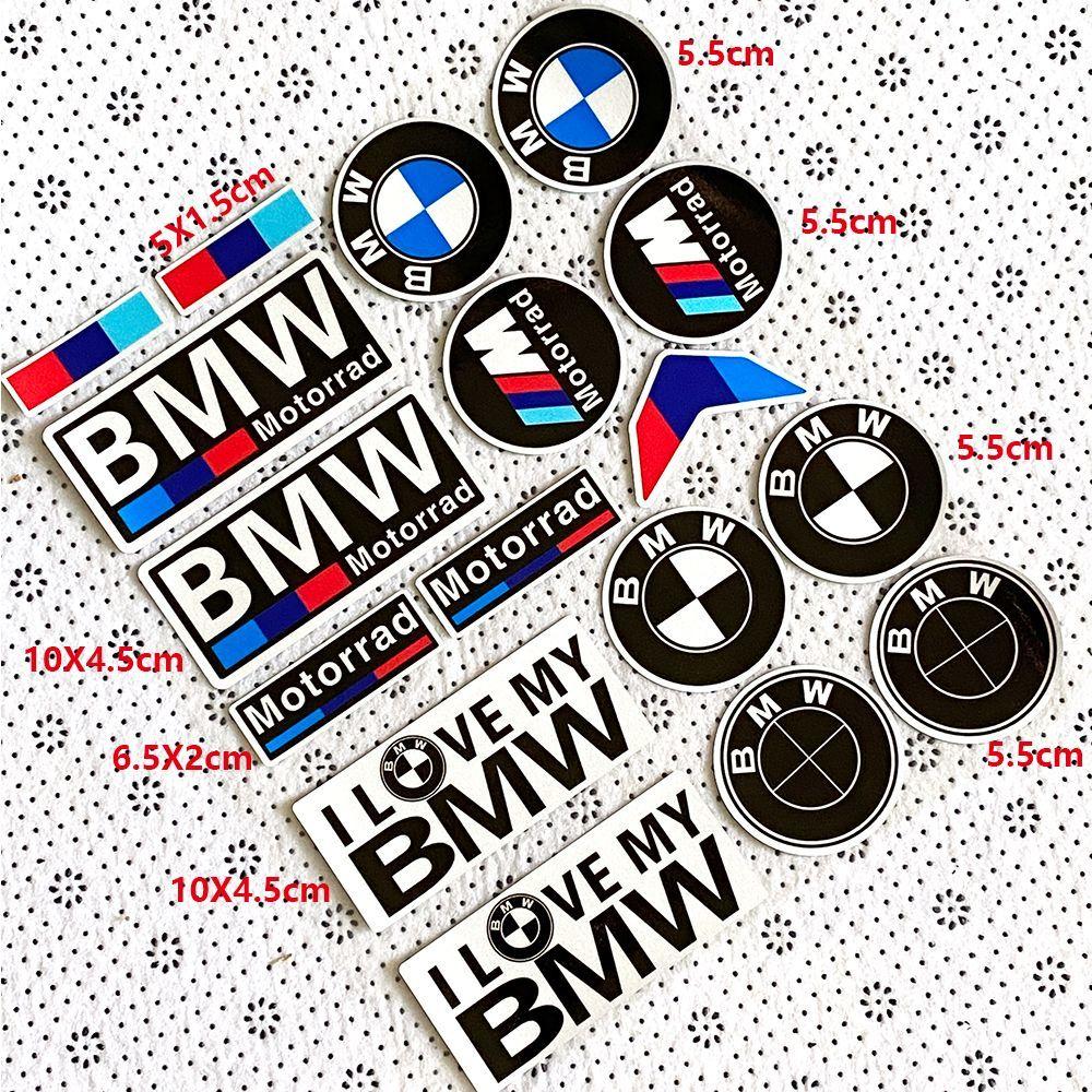 Motorcycle Car Trunk Reflective Decorative Stickers For BMW M Power Performance E28 E30 E34 E36 E46 E60 E90 F84 F87 X1 X3 X5 X6 MPSGW1