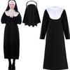Black Father's Clothing Adult Size Cosplay Costume Gothic Style Nun Costume  Cosplay Events