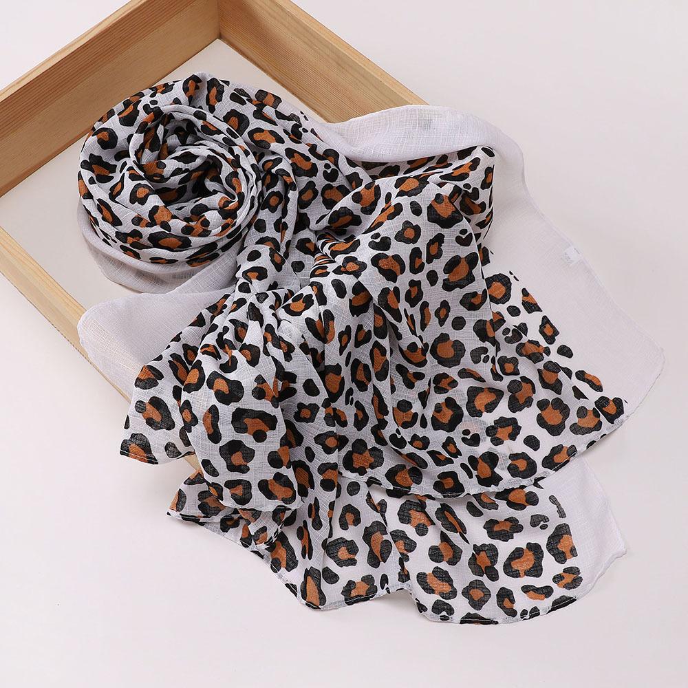 Malaysia Indonesia Leopard Print Headscarf, Women's Fashion Headscarf