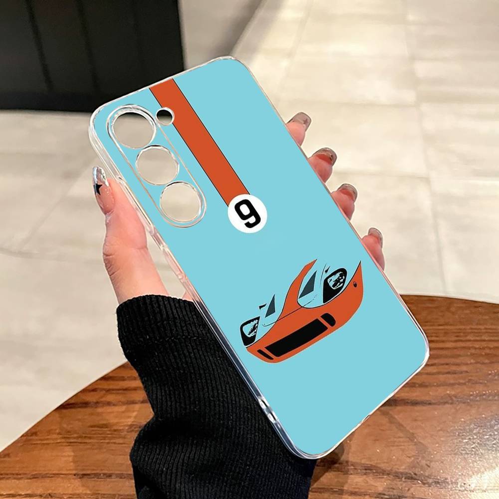 Star Ra-cing Car  Phone Case For SamsungA10,12,20,21S,30,31,40,50,51,52,70,71 Transparent Cover