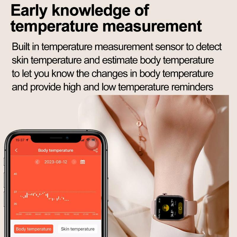 2025 Новые умные часы для здоровья с ИИ-диагностикой для женщин, функция ЭКГ и ВСР, артериальное давление, мочевая кислота, липиды, BT-звонок, умные часы для женщин