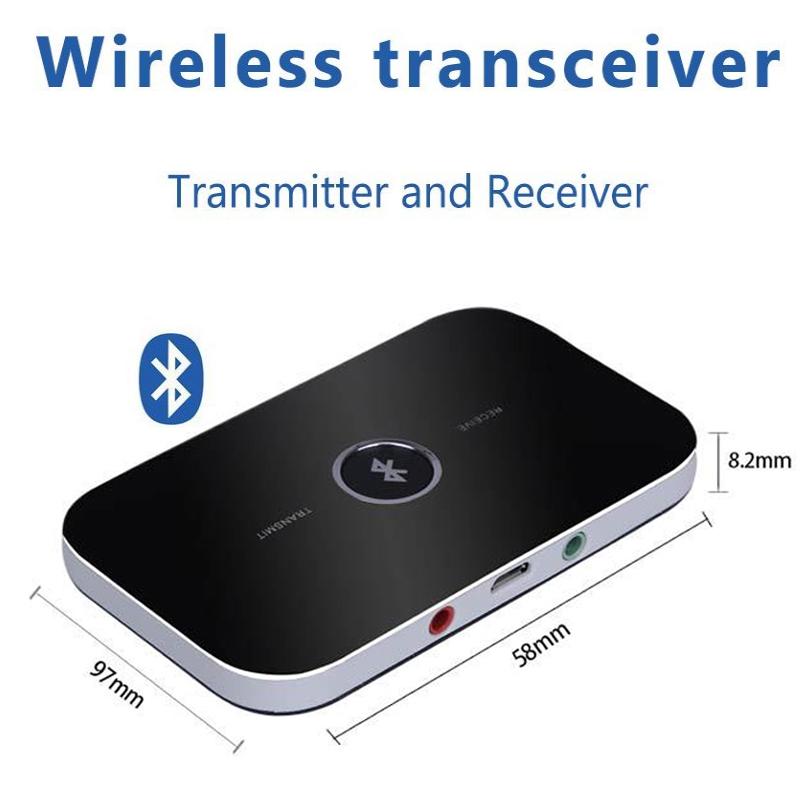 Модернизированный адаптер Bluetooth 5.0, аудиопередатчик, приемник, AV AUX, разъем 3,5 мм, стереомузыкальный плеер, USB-беспроводной аудиоконвертер для автомобильного ПК, ТВ