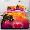 Love Duvet Cover Queen Heart Shaped Постельное белье White Romance полиэстеровый плед для женщин, мужчин, мальчиков, девочек, подростков King Size