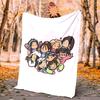 Twice Flannel Blanket Soft Warm All-Season Throw, Design for Camping, Car Travel, Hiking Sofa, Bed, Office Perfect Gift for Parties