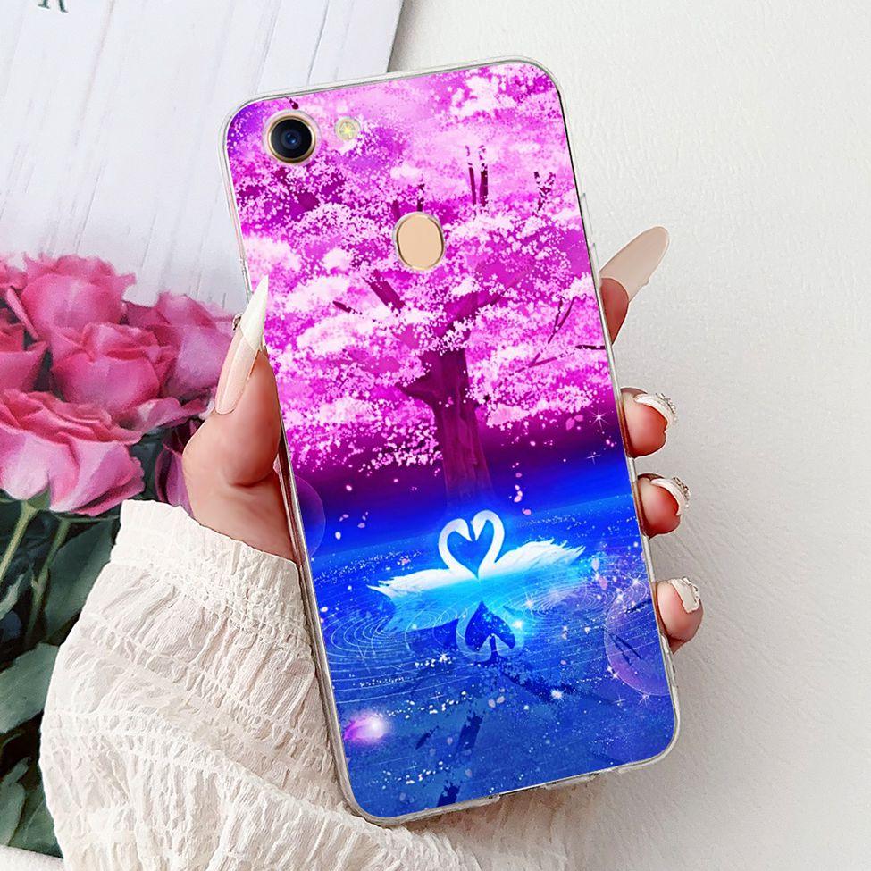 Clear Casing For Oppo F5 CPH1723 CPH1727 Cover For Oppo F5 Youth Case CPH1725 Luxury Butterfly Love Fashion Cool Lion Painted