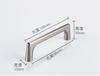 Creative New Art Deco Carbon Steel Cabinet Handles Decor Pull Cupboard Door Handle for Kitchen Cabinets