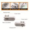 Mini Heat Bag Sealing Machine Package Sealer Bags Plastic Food Sealer Clip Bag Handheld Sealer Food Packaging Heat Sealer