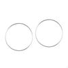 2 Flower Hoops, Metal Rings for Crafts, Elegant Macrame Wreath Party Supplies, Office,