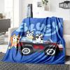 Bluey Blanket Soft Warm Cozy Suitable for Couch Seaside Bedding Four Seasons Universal Modern Style Best Holiday Gift for Friends Family