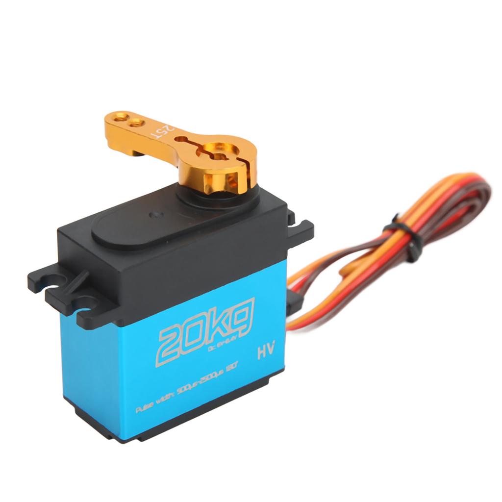 20KG Waterproof RC Metal Gear Digital Servo 25T Metal Servo Arm for RC Car Plane