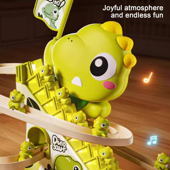 Yousheng электрическая игрушка-горка для скалолазания в виде животных со светодиодной подсветкой и музыкой для детей, обучающая автоматическая лестница для восхождения в виде динозавра и кролика, американские горки