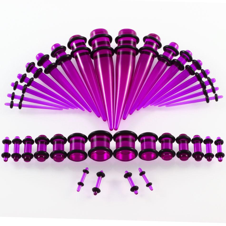 36 шт. силиконовые ушные манометры с конусом и вилкой для растяжки, наборы для туннельного пирсинга, украшения для тела