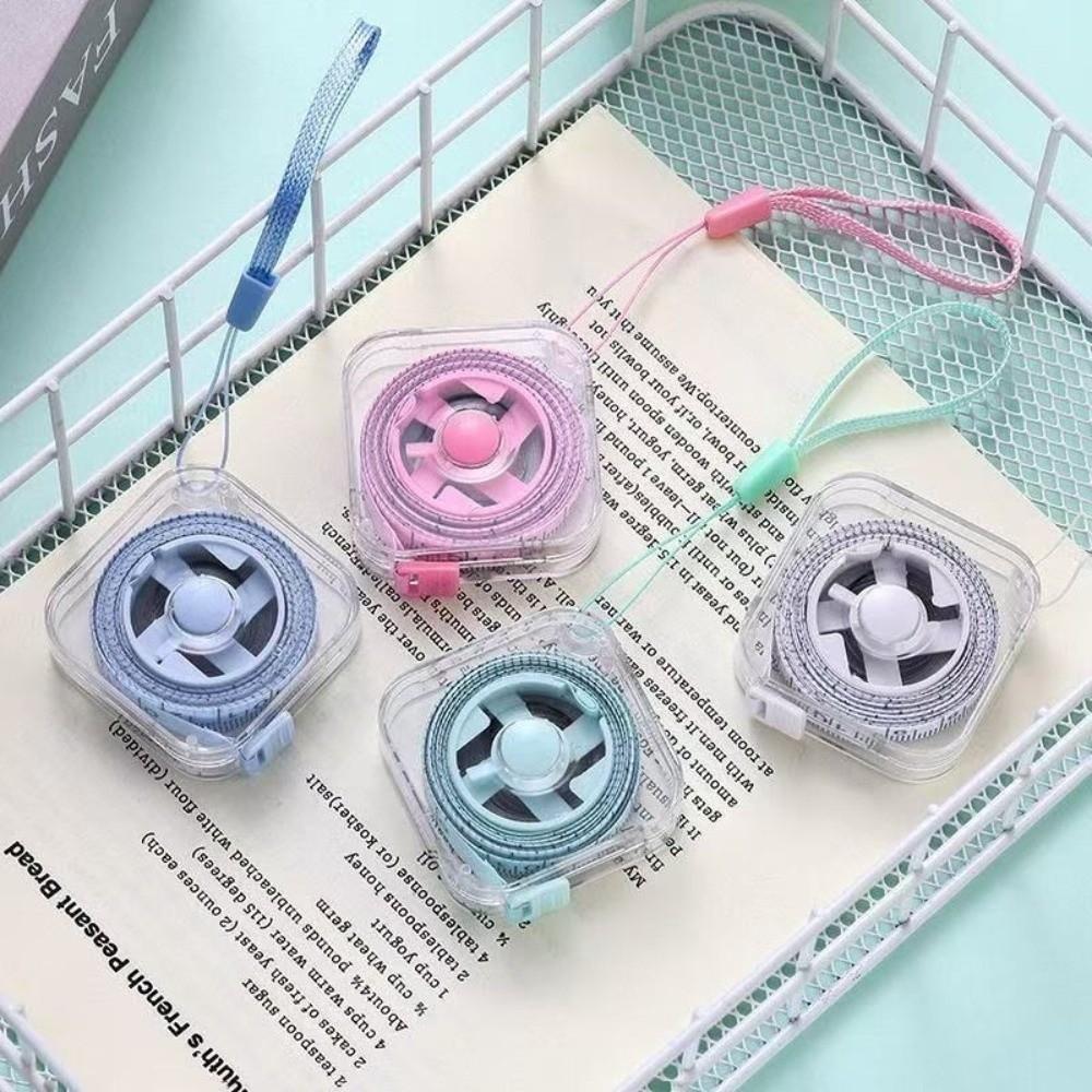 Mini Size Soft Tape Measure 2M Length Measuring Tape Portable Retractable Ruler Home Use