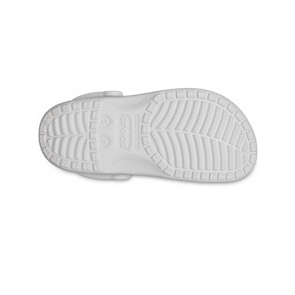 Crocs Классические клоги с блестками Серебристый блеск Унисекс 205942-0IC