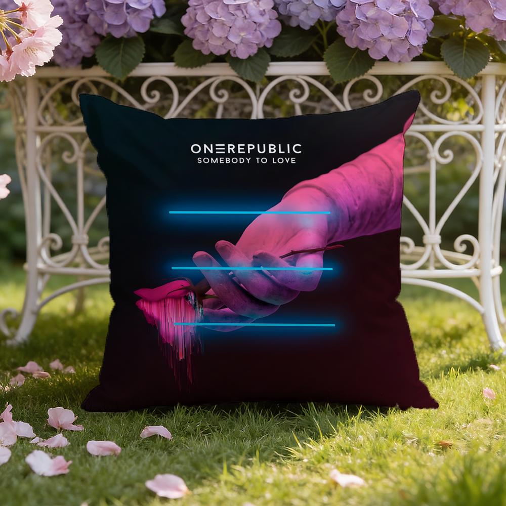 Band O-OneRepublicS Cushion Cover Home & Car Dual-Scene Pillow Cover: Reversible for Premium Comfort