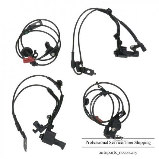 4X Front & Rear ABS Wheel Speed Sensor For Ford Fusion Mercury Milan Lincoln MKZ