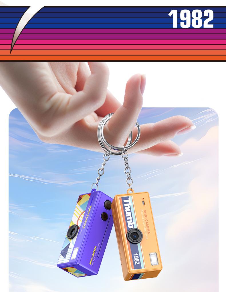 Retro Flip Screen Mini Digital Camera for Kids - Portable and Compact