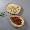 Плетеные из бамбука подносы для выпечки, маленькие корзинки, корзинки для чая и фруктов, традиционные китайские плетеные корзины ручной работы