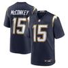 Los Angeles Chargers 15 Ladd McConkey Football Jersey Mens Sports Game Uniform