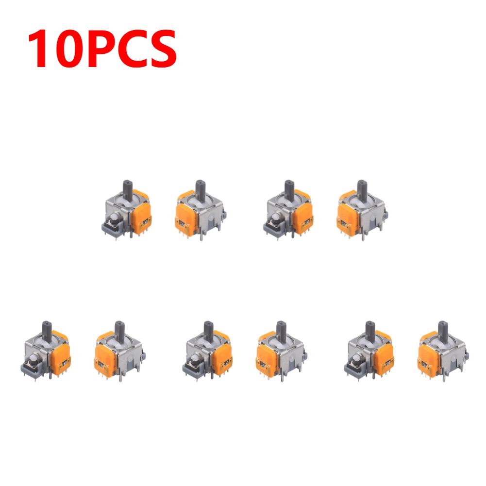 10/2 шт. сменный джойстик с эффектом Холла, 3D-аналоговый датчик, модуль джойстика для большого пальца, запасные части для контроллера PS5/PS4, аксессуар